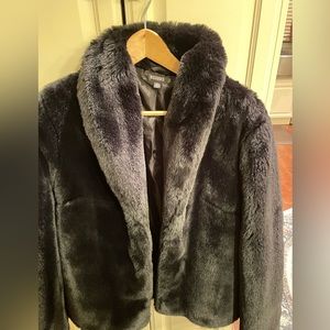 Faux fur jacket like new